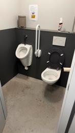 Lot WC suspendu + Urinoir + poignée, Ophalen, Minder dan 50 cm, Gebruikt, Overige typen