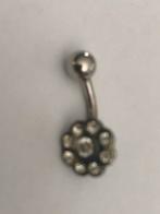 Navelpiercing bloem, Handtassen en Accessoires, Piercings, Ophalen of Verzenden, Navelpiercing
