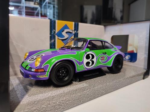 Porsche 911 rsr 1/18 solido, Hobby en Vrije tijd, Modelauto's | 1:18, Zo goed als nieuw, Auto, Solido, Ophalen of Verzenden
