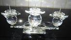 Triple bougeoir Swarovski, Envoi, Comme neuf, Accessoire de maison