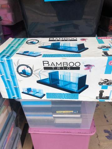 Aquarium 3 bacs carré, Animaux & Accessoires, Enlèvement ou Envoi, Comme neuf