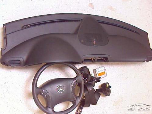 Complete airbag set Mercedes W203 C-klasse model 2000-2006, Auto-onderdelen, Dashboard en Schakelaars, Mercedes-Benz, Gebruikt