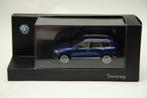 1-43 Herpa VW Volkswagen Touareg 2015 facelift donkerblauw, Hobby & Loisirs créatifs, Voitures miniatures | 1:43, Comme neuf, Voiture