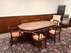 Klassiek Engelse Vergadertafel met Stoelen, Antiek en Kunst, Ophalen of Verzenden