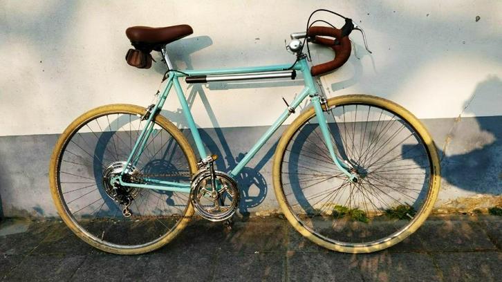 Koersfiets gerestaureerd, Fietsen en Brommers, Fietsen | Racefietsen, Zo goed als nieuw, Overige merken, Minder dan 10 versnellingen