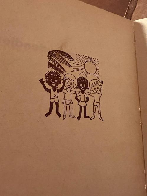 Twee zwarte vriendjes - Gilberte Deroo 1965, Livres, Livres pour enfants | Jeunesse | Moins de 10 ans, Utilisé, Fiction général