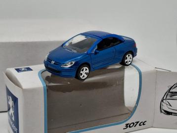 Peugeot 307 CC (bleu) - Norev 1/64 disponible aux enchères