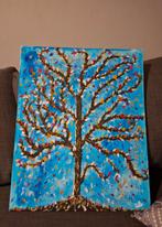 Oeuvre original, Acrylique 40×50 cm, symbolique et unique, Antiquités & Art, Enlèvement