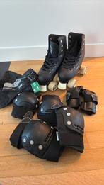 Rolschaatsen maat 38 en 3-delige bescherming maat S, Sport en Fitness, Skeelers, Ophalen of Verzenden, Nieuw, Kinderen, Bescherming