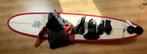 Surfpak + Longboard - Winteruitrusting Maat XL - €250, Ophalen, Gebruikt, Longboard, Met koord