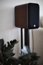 Enceinte Q Acoustics M20 Walnut + Floor stands originals, Audio, Tv en Foto, Zo goed als nieuw, 60 tot 120 watt, Complete surroundset