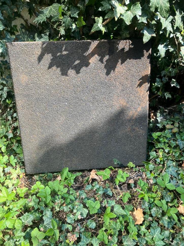 Rubber tegels, Tuin en Terras, Tegels en Klinkers, Gebruikt, Overige typen, Rubber, Ophalen