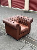 Fauteuil chesterfield, Enlèvement ou Envoi, Comme neuf, Cuir