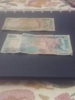 2 bank oude bankbiljetten, Postzegels en Munten, Verzenden, Overige landen, Los biljet