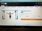 BODYSOLID Cable Cross Over 2x75kg - Poulie vis à vis, Ophalen, Benen, Overige typen, Nieuw