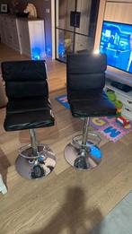 2 Barkrukken, Ophalen, Gebruikt, 60 tot 90 cm, In hoogte verstelbaar