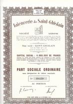 Faïencerie de Saint-Ghislain - 1954, 1950 tot 1970, Ophalen of Verzenden, Aandeel