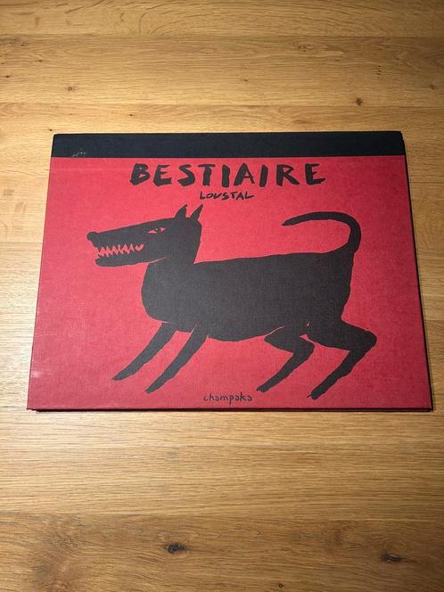 Portfolio « Bestiaire » par Loustal 1993 numéroté 29/325, Antiek en Kunst, Kunst | Litho's en Zeefdrukken, Ophalen of Verzenden