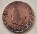 muntstuk Ferdin VII - 8 maravedis, 1820, Verzenden, Spanje, Losse munt
