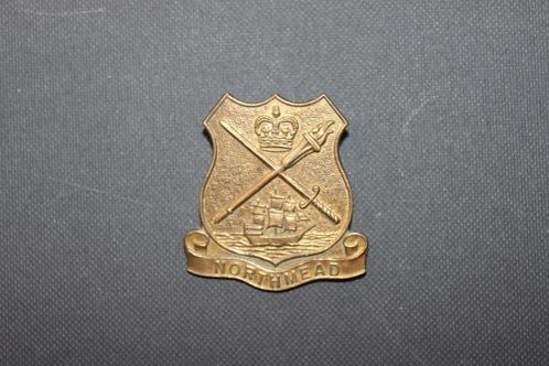Ongewone North Mead Cadet Unit Cap-badge. 50 jaar, Verzamelen, Militaria | Algemeen, Marine, Embleem of Badge, Ophalen of Verzenden