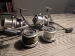 Shimano Power Aero 14000 karpermolens, Watersport en Boten, Hengelsport | Karpervissen, Ophalen of Verzenden, Gebruikt, Complete set