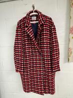 Wollen wintermantel rood tweed Essentiel maat 38, Kleding | Dames, Jassen | Winter, Maat 38/40 (M), Ophalen of Verzenden, Zo goed als nieuw