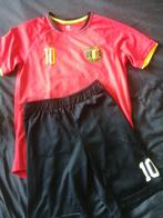 Tenue België voetbal rode duivels, Verzamelen, Sportartikelen en Voetbal, Shirt, Zo goed als nieuw, Ophalen