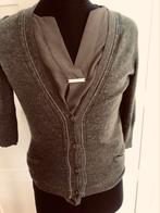 MEXX kaki vest, gilet, cardigan maat medium, Groen, Gedragen, Maat 38/40 (M), Mexx