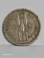 Rhodesie du sud, Geore VI 3 pence 1947, Enlèvement ou Envoi, Autres pays, Monnaie en vrac