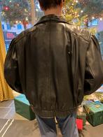 Lederen jas -dames-zwart goede staat, Kleding | Dames, Ophalen, Zwart