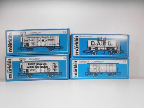 Marklin wagons 8485 8474 8477 8478 hamo, Hobby en Vrije tijd, Modeltreinen | H0, Nieuw, Wagon, Gelijkstroom, Märklin, Ophalen of Verzenden