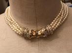 RAS-DU-COU en perles fines véritables, Bijoux, Sacs & Beauté, Comme neuf, Autres matériaux, Enlèvement ou Envoi, Blanc