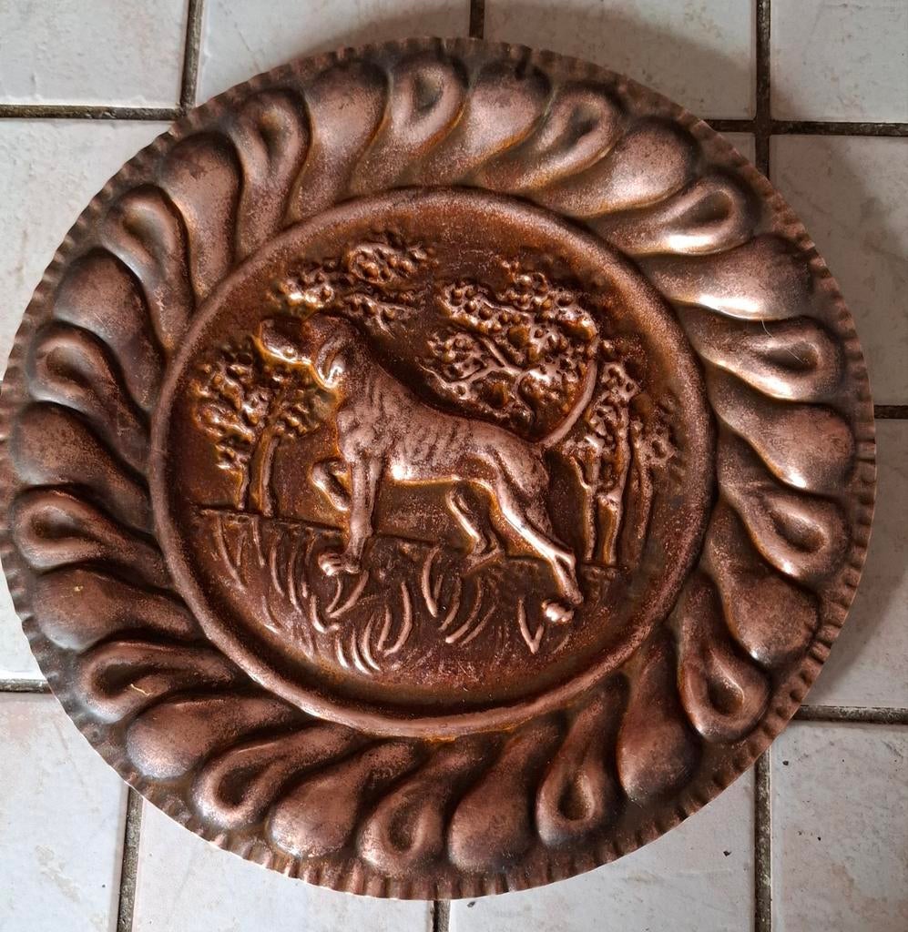 Assiettes de décoration en cuivre, Enlèvement, Cuivre