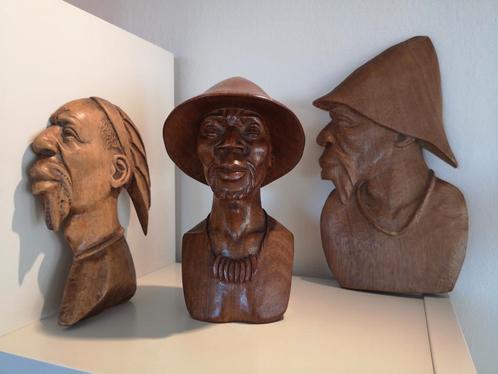 Lot de 3 sculptures congolaises de l'époque coloniale. Envoi, Antiquités & Art, Art | Sculptures & Bois, Enlèvement ou Envoi