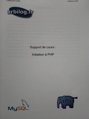 Livre Cours de Sciences et Support de cours PHP