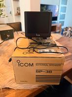 Zo goed als nieuwe Icom SP 38 Speaker in doos, Telecommunicatie, Zenders en Ontvangers, Ophalen, Zo goed als nieuw, Zender en Ontvanger