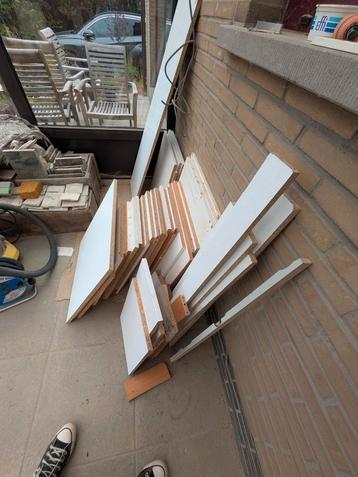 Panneau de particules, panneau de particules, panneau de fib, Enlèvement, Utilisé