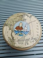 Tintin - Boite à gâteaux ronde TINTIN 1992. Éditeur: TROPICO, Verzamelen, Stripfiguren, Ophalen of Verzenden, Kuifje, Gebruikt