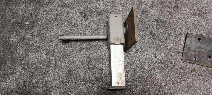 Alko Clickfix steunpoten met zwaaihendel, Caravanes & Camping, Camping-car Accessoires, Comme neuf, Enlèvement