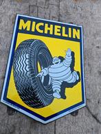 Ancienne plaque émaillée Publicitaire michelin blason, Collections, Marques & Objets publicitaires, Enlèvement ou Envoi, Utilisé