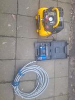 Compressor +nagelpistool, Doe-het-zelf en Bouw, Gereedschap | Handgereedschap, Ophalen, Zo goed als nieuw
