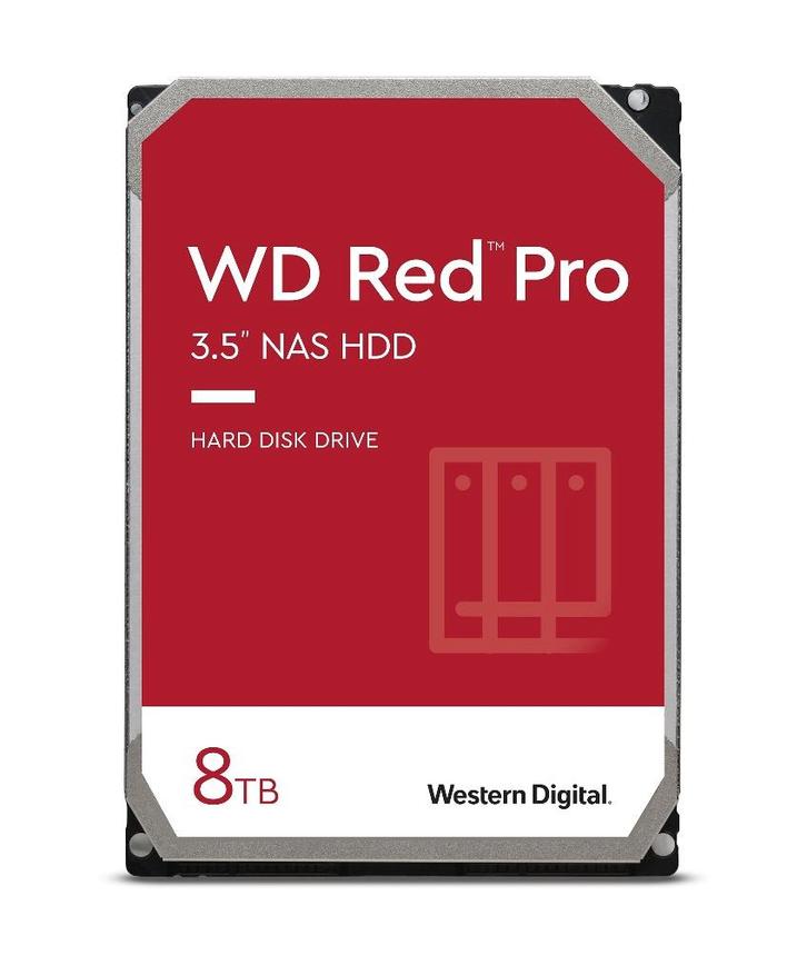 WD Red Pro 8TB Recertified - 256MB Cache (267MB/s), Computers en Software, Harde schijven, Nieuw, Desktop, Intern, HDD, SATA, Ophalen of Verzenden