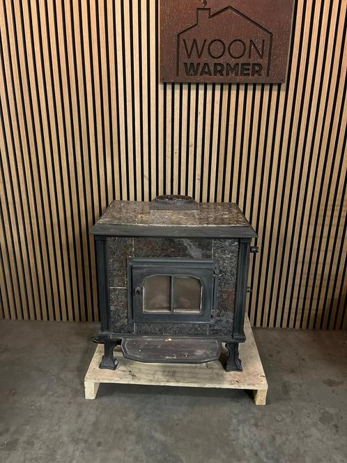 25127 Speksteenkachel Altech Hearthstone🔥 11 kw, Huis en Inrichting, Kachels, Gebruikt, Vrijstaand, Houtkachel, Hout, Ophalen
