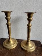 2 vintage kandelaars 20cm, Antiek en Kunst, Ophalen of Verzenden