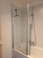 Badwand in glas vouwbaar., Ophalen, Gebruikt