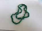 2 malachiet halskettingen groen, Handtassen en Accessoires, Kettingen, Ophalen of Verzenden, Zo goed als nieuw, Steen of Mineraal