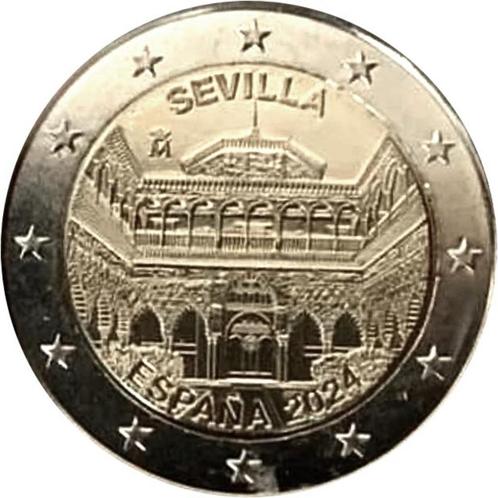 2 euros Espagne 2024 - Séville (UNC), Timbres & Monnaies, Monnaies | Europe | Monnaies euro, Monnaie en vrac, 2 euros, Espagne