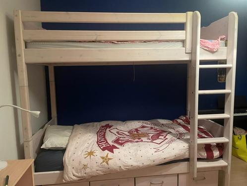 Flexa stapelbed, Huis en Inrichting, Slaapkamer | Stapelbedden en Hoogslapers, Zo goed als nieuw, Stapelbed, 100 cm, 210 cm, Ophalen