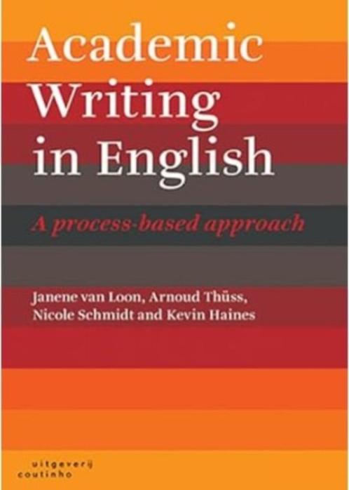 Academic Writing in English A process-based approach, Boeken, Economie, Management en Marketing, Zo goed als nieuw, Economie en Marketing