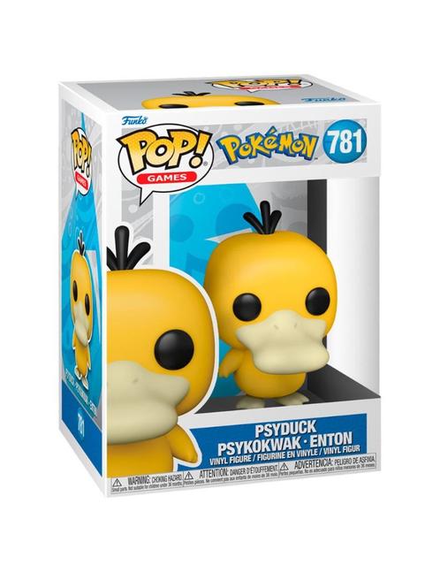Funko POP Pokemon Psyduck (781), Collections, Jouets miniatures, Neuf, Envoi